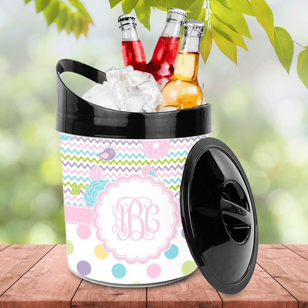 Girly Girl Plastic Ice Bucket - LIFESTYLE