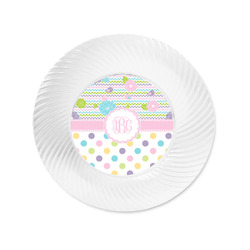 Girly Girl Plastic Party Appetizer & Dessert Plates - 6" (Personalized)