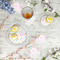 Girly Girl Plastic Party Appetizer & Dessert Plates - In Context