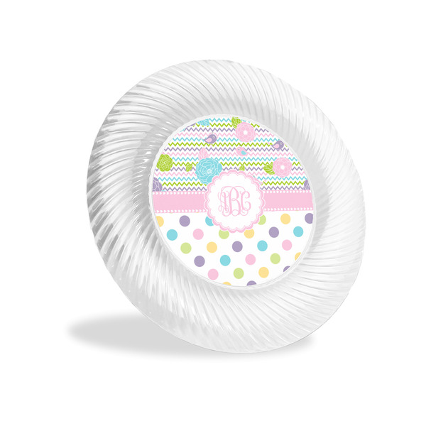 Custom Girly Girl Plastic Party Appetizer & Dessert Plates - 6" (Personalized)