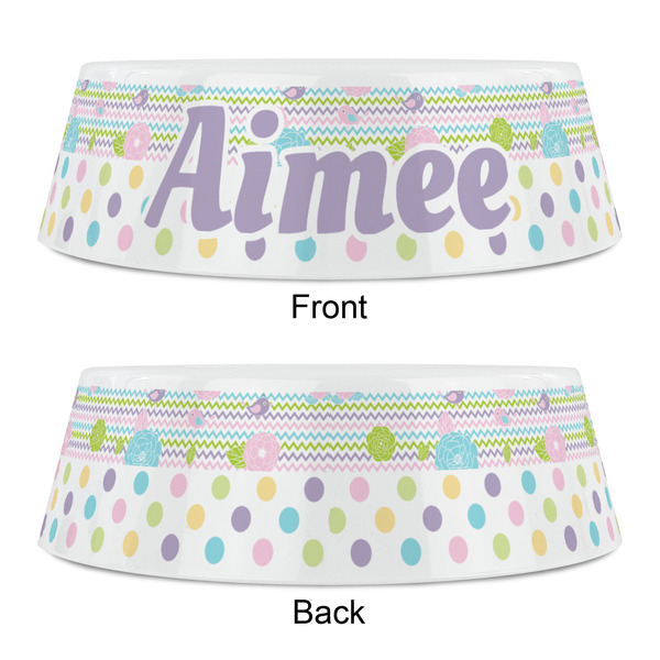 Girly Girl Plastic Pet Bowls - Small - APPROVAL