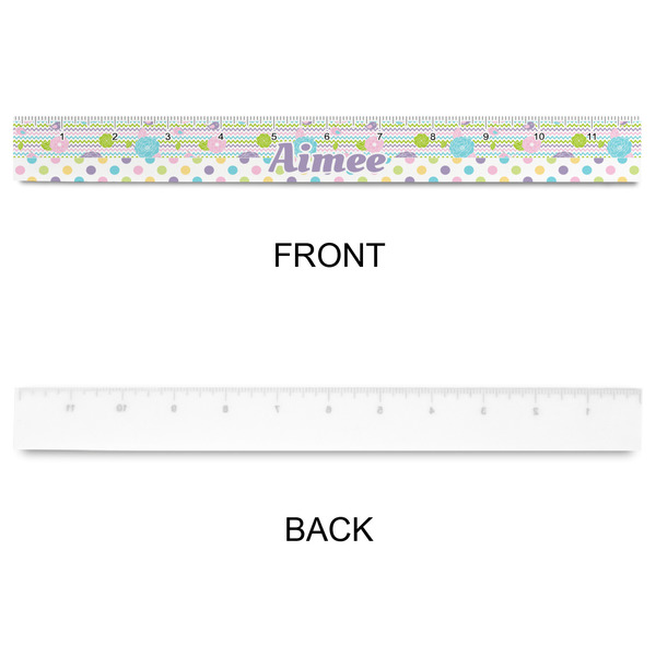 Girly Girl Plastic Ruler - 12" - APPROVAL