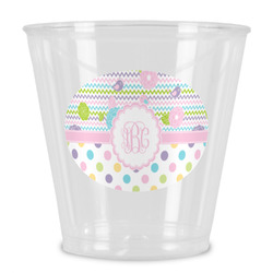 Girly Girl Plastic Shot Glass (Personalized)