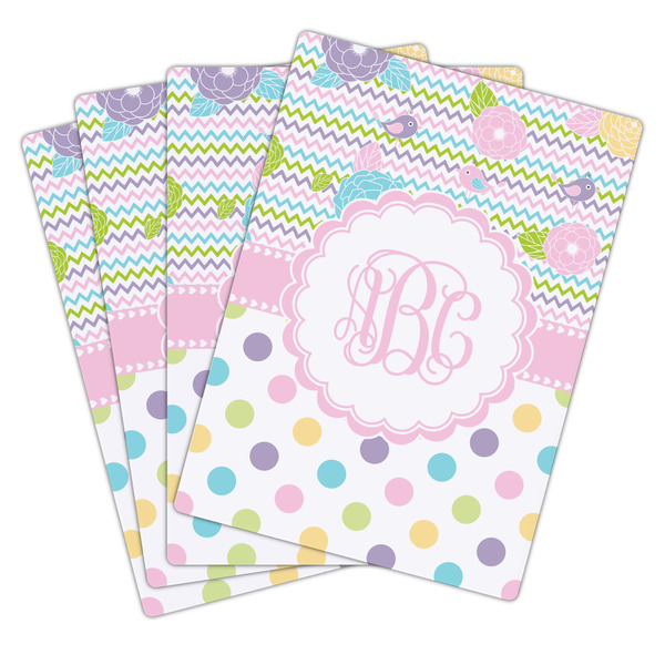 Girly Girl Playing Cards - Hand Back View