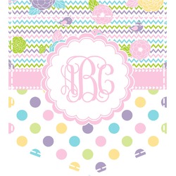 Girly Girl Iron On Faux Pocket (Personalized)