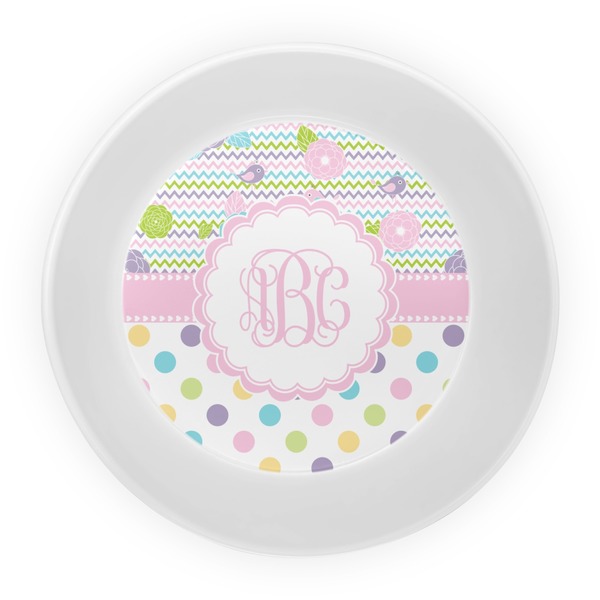 Girly Girl Melamine Bowl - Center
