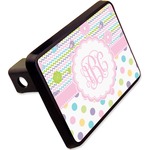 Girly Girl Rectangular Trailer Hitch Cover - 2" (Personalized)