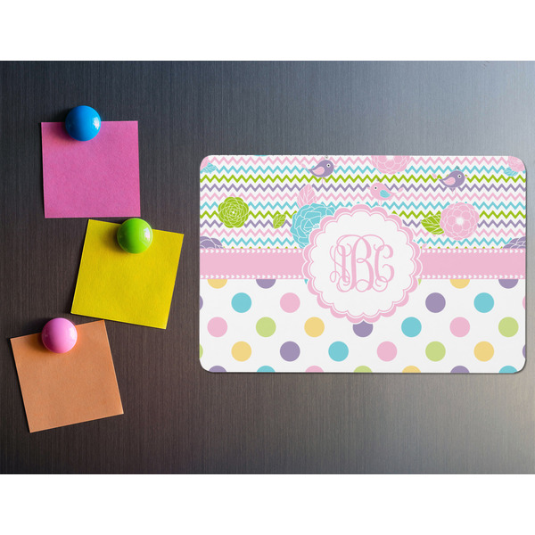Girly Girl Rectangular Fridge Magnet - LIFESTYLE
