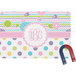 Girly Girl Rectangular Fridge Magnet (Personalized)