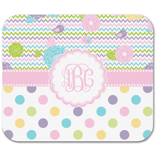 Girly Girl Rectangular Mouse Pad - APPROVAL