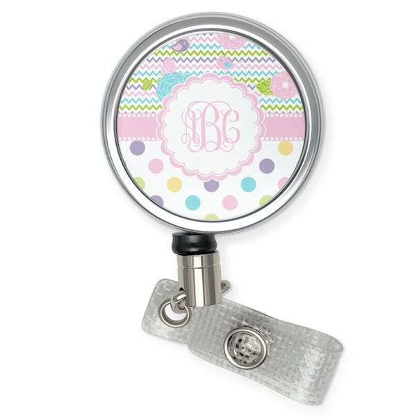 Custom Girly Girl Retractable Badge Reel (Personalized)