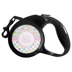 Girly Girl Retractable Dog Leash - Small (Personalized)