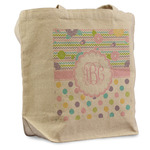 Girly Girl Reusable Cotton Grocery Bag (Personalized)