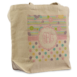 Girly Girl Reusable Cotton Grocery Bag - Single (Personalized)
