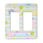 Girly Girl Rocker Style Light Switch Cover - Two Switch