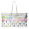 Girly Girl Large Rope Tote Bag - Front View