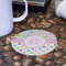 Girly Girl Round Paper Coaster - Front