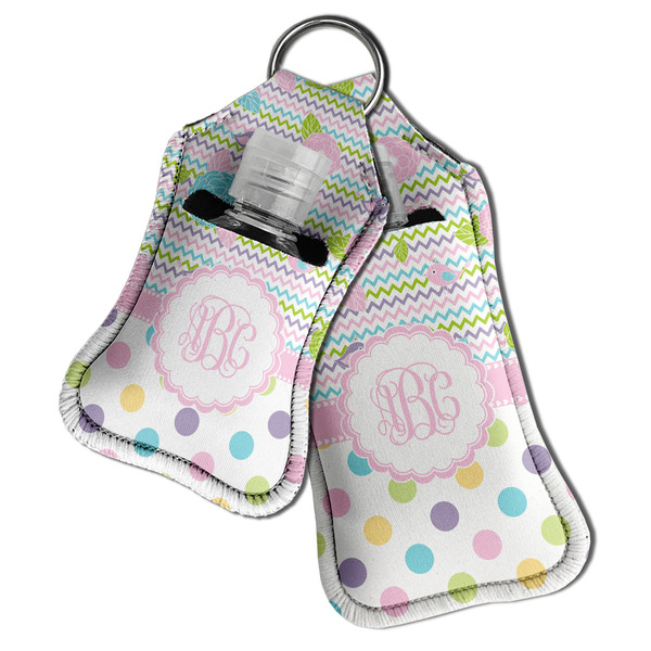 Girly Girl Sanitizer Holder Keychain - Both in Case (PARENT)