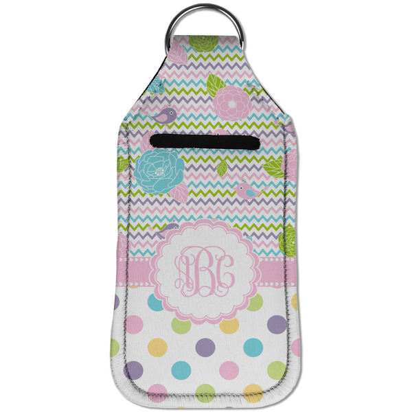 Girly Girl Sanitizer Holder Keychain - Large (Front)