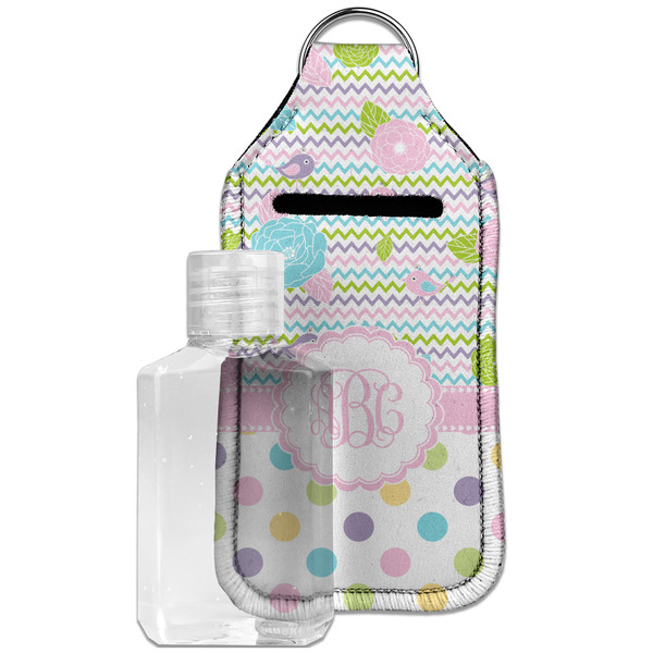 Girly Girl Sanitizer Holder Keychain - Large with Case