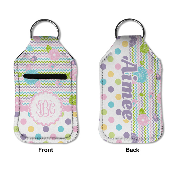 Girly Girl Sanitizer Holder Keychain - Small APPROVAL (Flat)