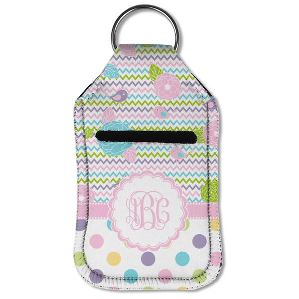 Girly Girl Sanitizer Holder Keychain - Small (Front Flat)