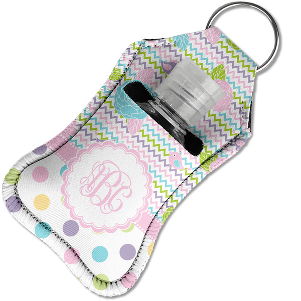 Girly Girl Sanitizer Holder Keychain - Small in Case