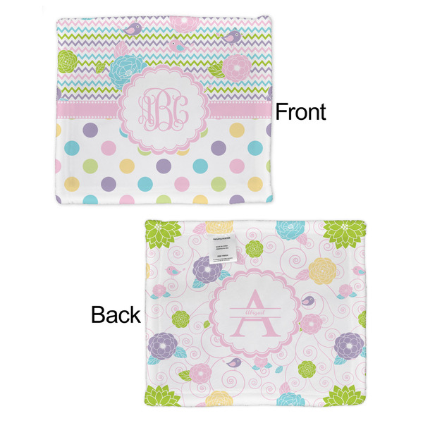 Girly Girl Security Blanket - Front & Back View