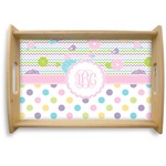 Girly Girl Natural Wooden Tray - Small (Personalized)