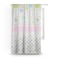 Girly Girl Sheer Curtain With Window and Rod