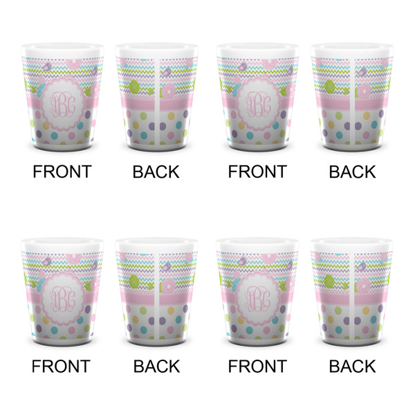 Girly Girl Shot Glass - White - Set of 4 - APPROVAL