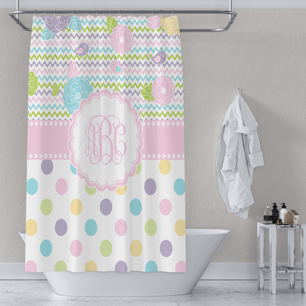 Girly Girl Shower Curtain Lifestyle