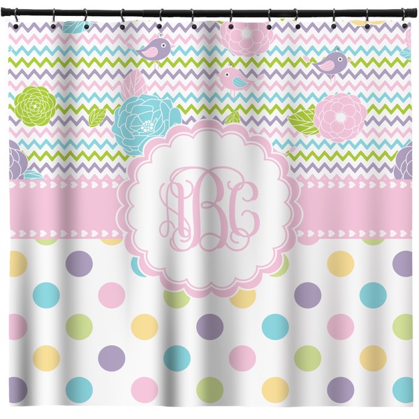 Custom Girly Girl Shower Curtain - Custom Size (Personalized)