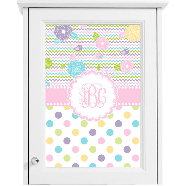 Girly Girl Single White Cabinet Decal
