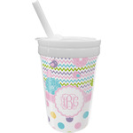 Girly Girl Sippy Cup with Straw (Personalized)