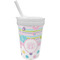 Girly Girl Sippy Cup with Straw (Personalized)