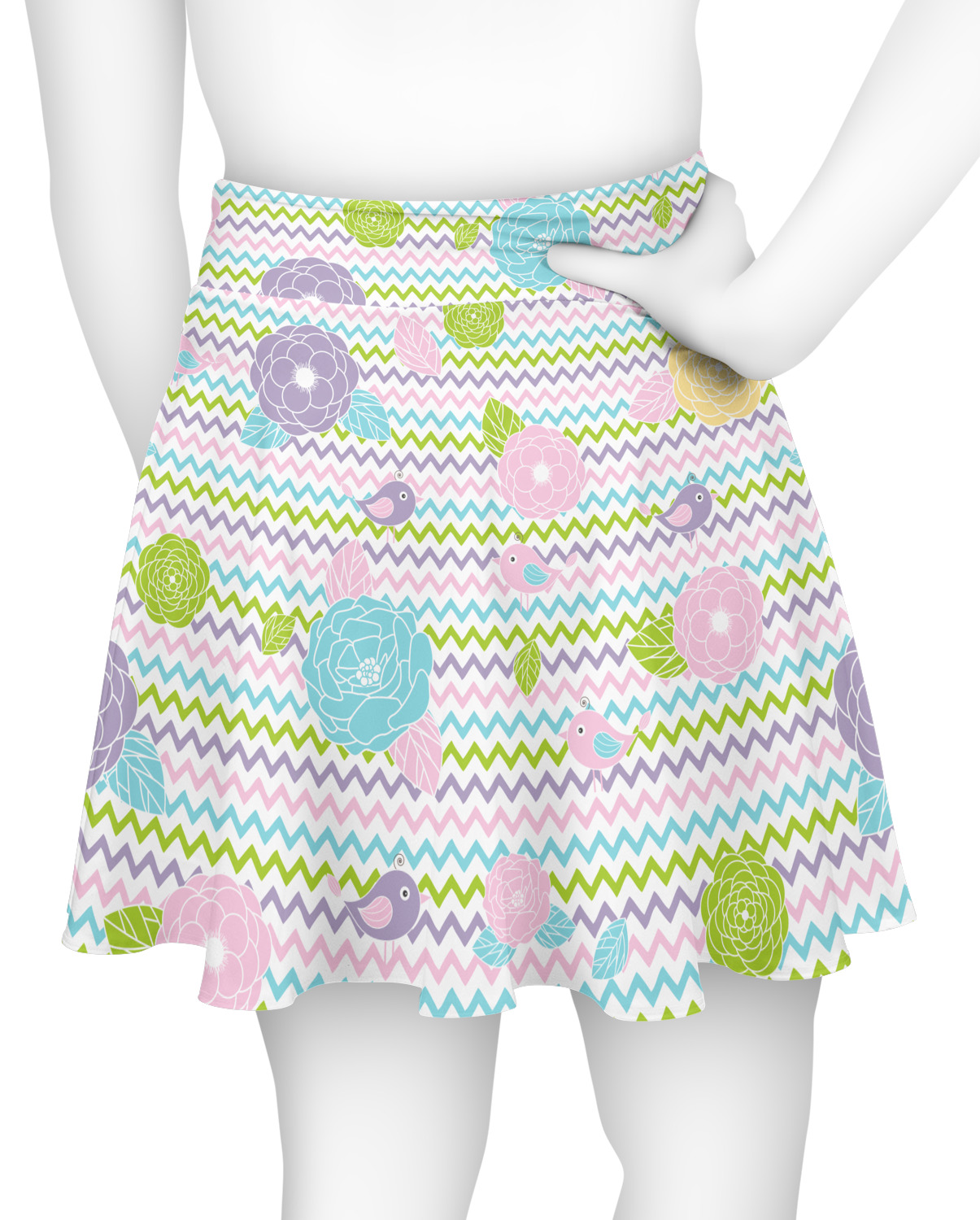 Custom Girly Girl Skater Skirt YouCustomizeIt