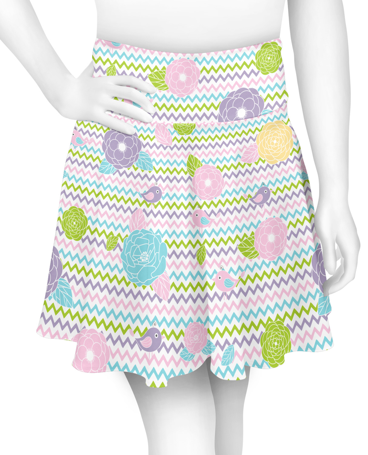 Custom Girly Girl Skater Skirt YouCustomizeIt