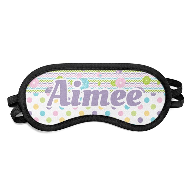 Custom Girly Girl Sleeping Eye Mask - Small (Personalized)