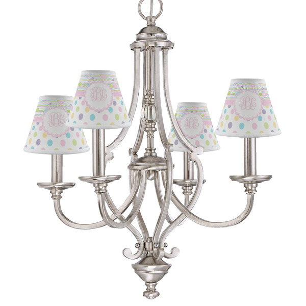 Girly Girl Small Chandelier Shade - LIFESTYLE (on chandelier)