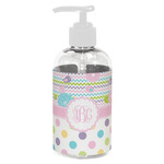 Girly Girl Plastic Soap / Lotion Dispenser (8 oz - Small - White) (Personalized)