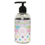Girly Girl Plastic Soap / Lotion Dispenser (8 oz - Small - Black) (Personalized)