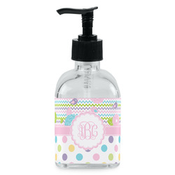 Girly Girl Glass Soap & Lotion Bottle - Single Bottle (Personalized)