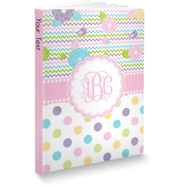 Custom Girly Girl Softbound Notebook - 7.25" x 10" (Personalized)
