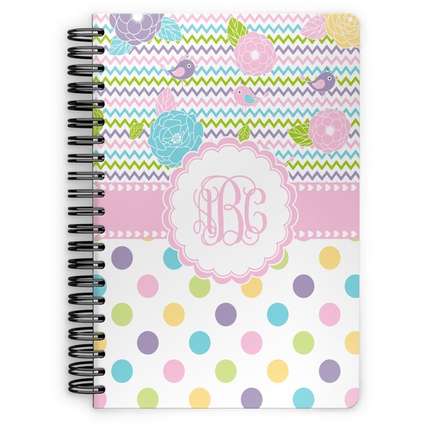 Custom Girly Girl Spiral Notebook (Personalized)