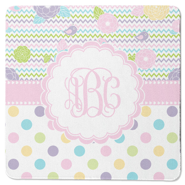 Girly Girl Square Coaster Rubber Back - Single
