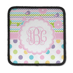 Girly Girl Iron On Square Patch w/ Monogram