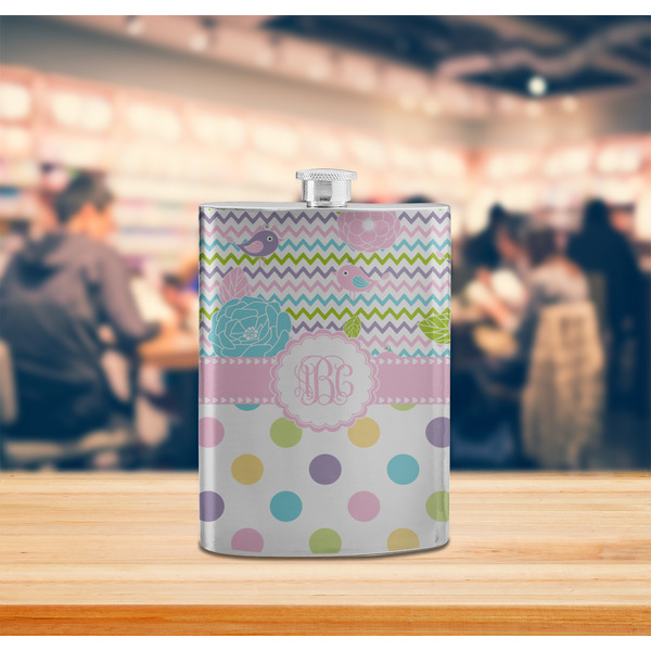 Girly Girl Stainless Steel Flask - LIFESTYLE 2