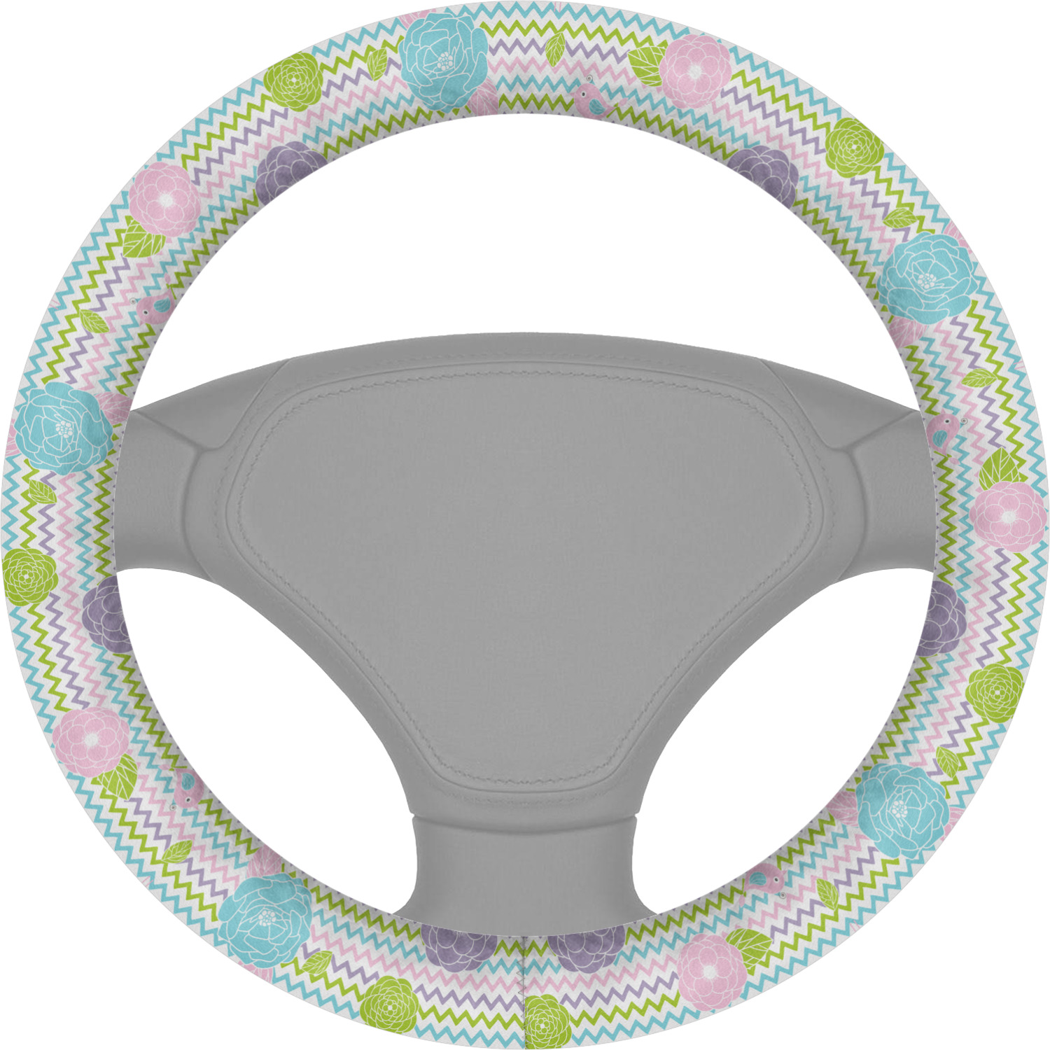 Girly Girl Steering Wheel Cover (Personalized) YouCustomizeIt