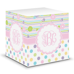 Girly Girl Sticky Note Cube (Personalized)